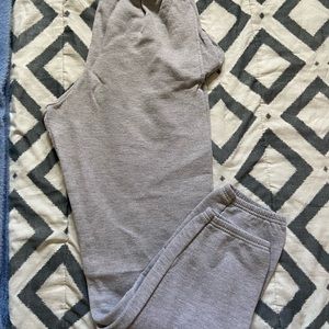 Grey sweatpants